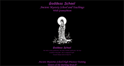 Desktop Screenshot of goddessschool.com